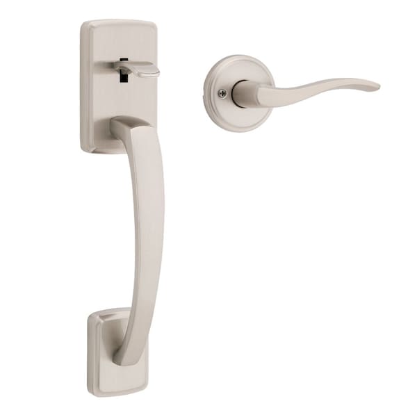 Kwikset Residential Handlesets Passage Reversible Satin Nickel 815BFHXSEL-15 - main