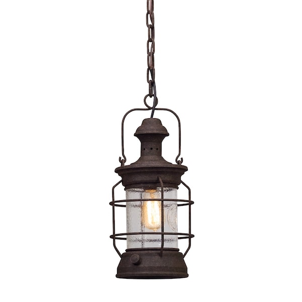 Troy Lighting Atkins 1 Light Lantern 8 In. Heritage Bronze F5057-HBZ - main