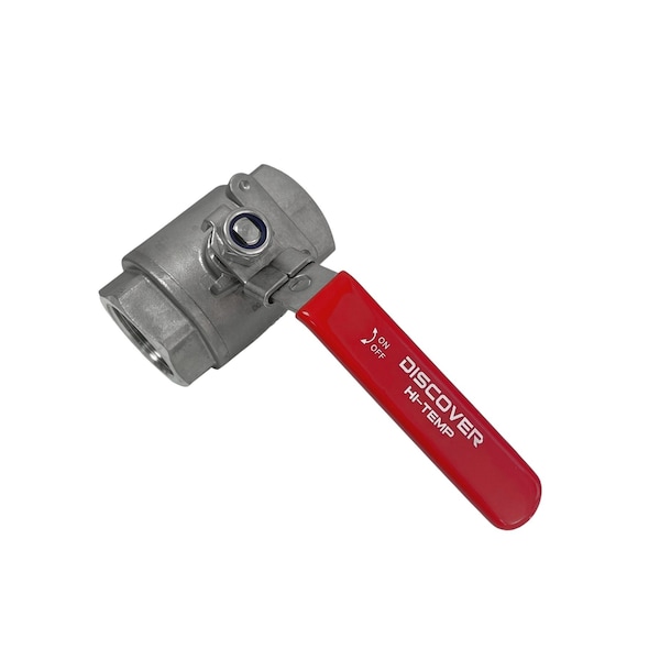 Discover 1-1/4 in. High-Temp Stainless Steel Ball Valve 2000 PSI 102596 - main