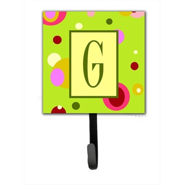 Carolines Treasures Letter G Initial Monogram - Green Leash Holder Or Key Hook CJ1010-GSH4 - main