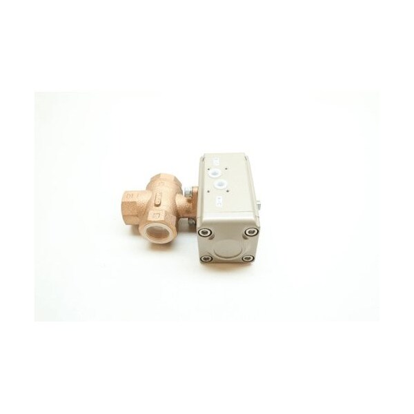 Ckd 3-WAY 0.35-0.7MPA PNEUMATIC BRONZE 3/4IN NPT BALL VALVE CHG-20 - main