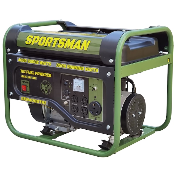 Sportsman Portable and Inverter Generator, Gasoline/Propane (LPG)/Natural Gas, 3,500 W Rated, 4,000 W Surge GEN4000TRI - main