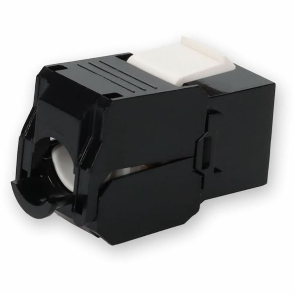 Add-On CAT6A UTP TOOLLESS KEYSTONE JACK 180 DEGREE ADD-C6AUJK1TL-BK - main