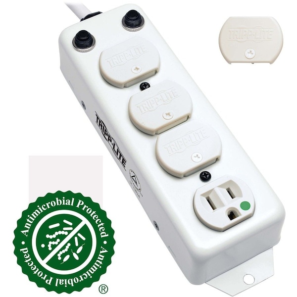 Tripp Lite OutletStrip, White, 8-17/32in, 4Outlets PS-415-HG-OEMRA - main
