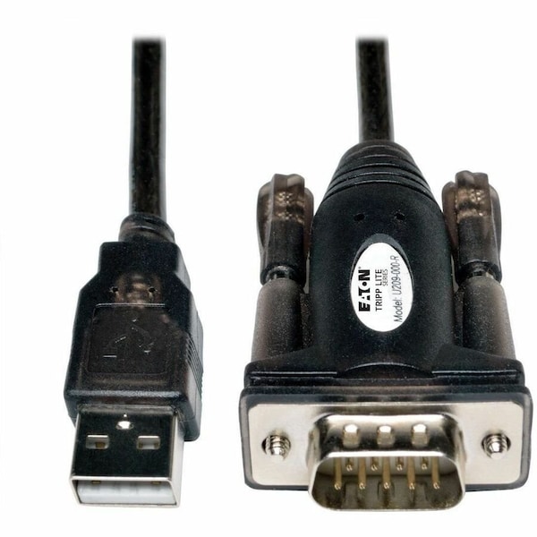 Tripp Lite USB to Serial Adapter Cable USB-A to DB9 RS-232 M/M 5ft 5FT U209-000-R - main