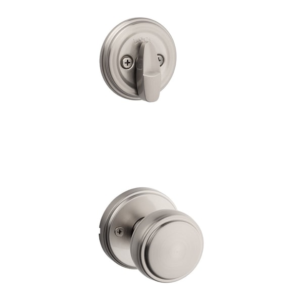 Kwikset Residential Handlesets Single Cylinder Reversible Satin Nickel 966SOK-15.UNIV - main