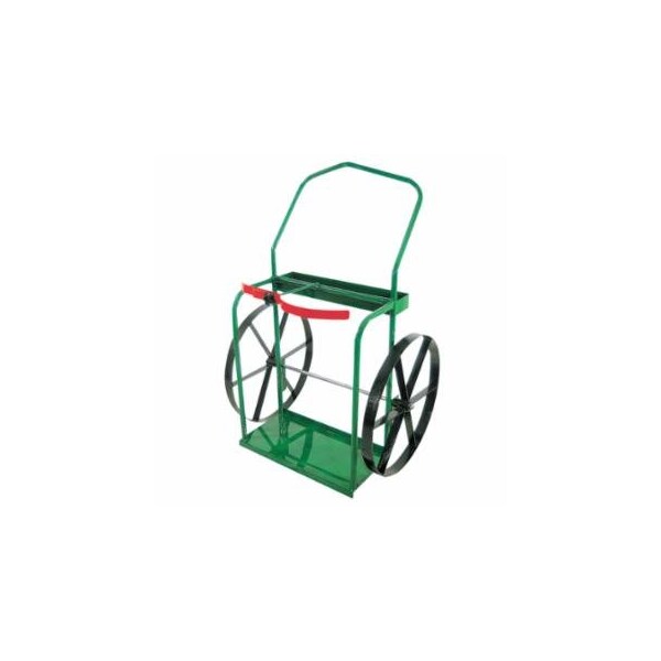 Anthony High-Rail Frame Dual-Cylinder Cart, 47 in H x 35 in W, 24 in Steel Wheels 021-24-24 - main