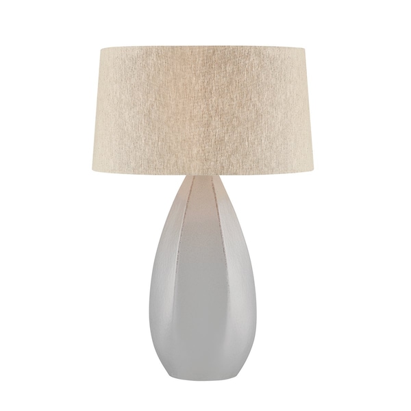 Hudson Valley Lighting Colwyn Table Lamp in Aged Brass/Ceramic Dove White L7730-AGB/CVW - main