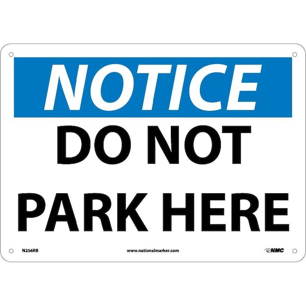Nmc Notice Do Not Park Here Sign, N256RB N256RB - main
