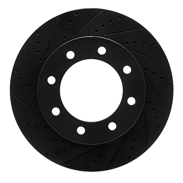 Dynamic Friction Co DFC Brake Rotor - Drilled and Slotted - Black 633-54223L - main