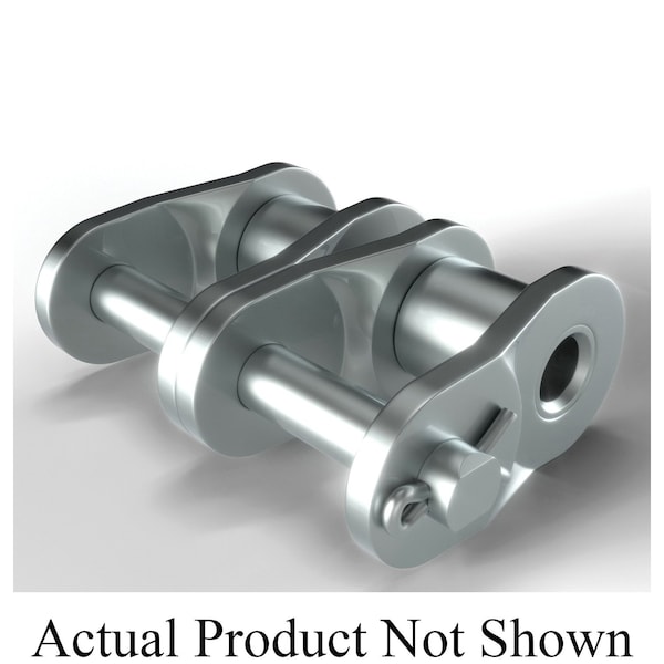 Hkk Chain Offset Link, #100-2 chain, 1-1/4 in Pitch, 3/8 in Dia Pin, 304 Stainless Steel SR100CHL2 - main