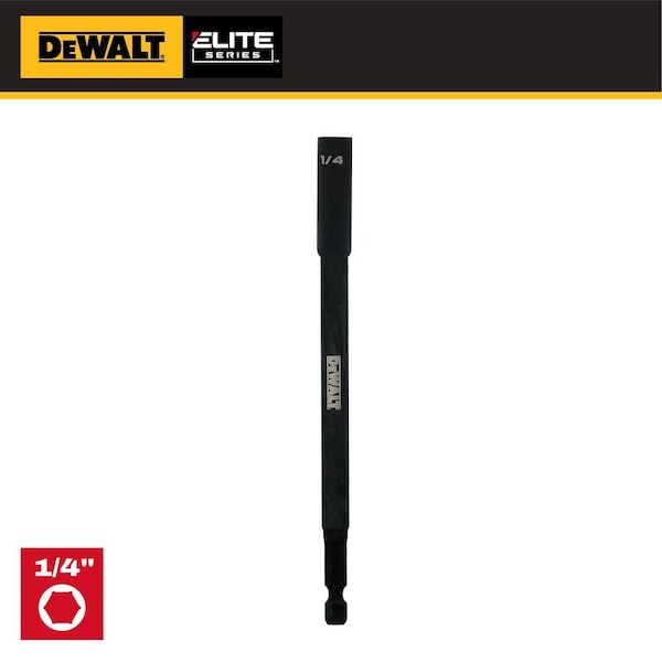Dewalt DEWALT 6" 1/4 NUT DRIVER 1PK DWAF6ND14IR - main