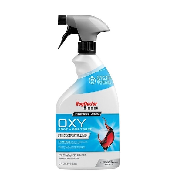 Rugdoctor Professional Series 5158 Oxy Spot and Pre-Treat, 22 oz Bottle, Liquid, Medicinal, Clear 05158 - main