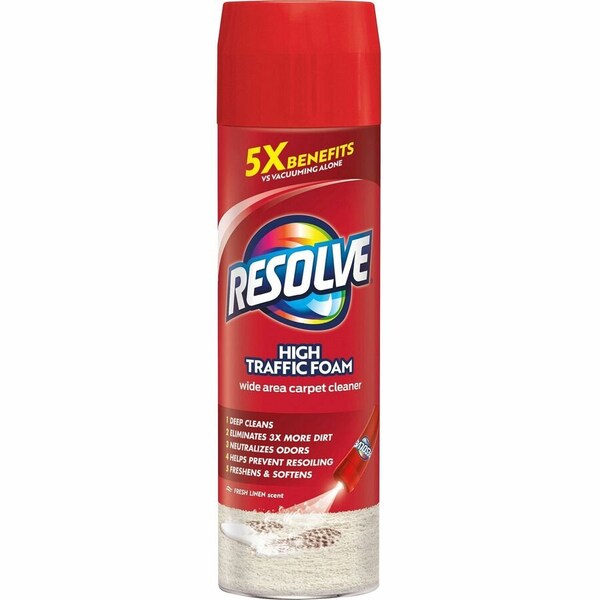 Reckitt Benckiser RESOLVE, Foam Carpet Cleaner, Foam, 22 Oz, Aerosol Can 00706 - main