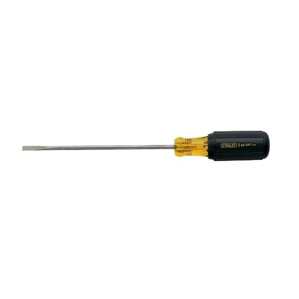 Stanley General Purpose Cabinet Slotted Screwdriver 3/16 in Round 66-097 - main