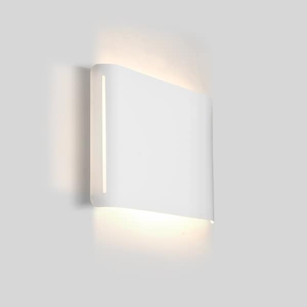 Besa Lighting Besa Ponta Sconce, White Finish, 1x20W LED PONTA-LED-WH - main
