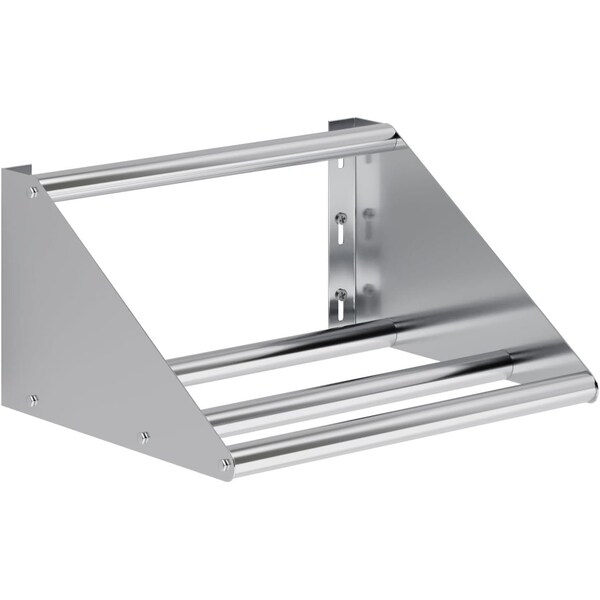 Amgood 22 in. Stainless Steel Tubular Glass Rack Shelf AMG WS-TGR-1822-Z - main
