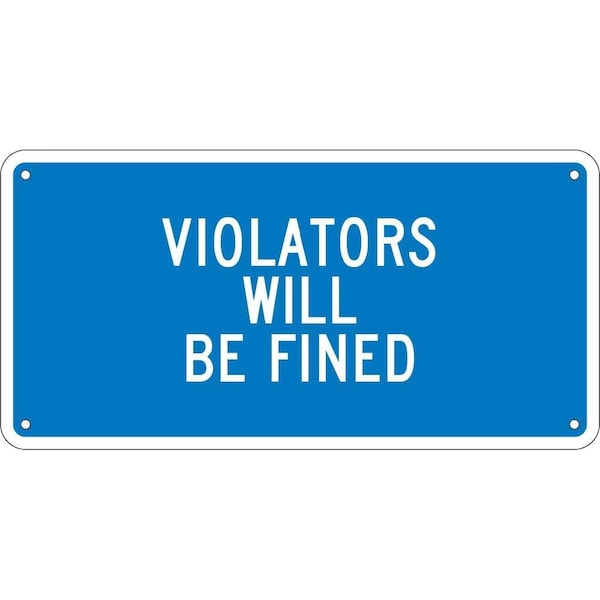 Nmc Violators Will Be Fined Sign, TMA3G TMA3G - main