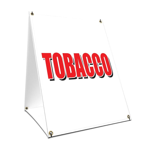 Signmission Tobacco, 36 Inch x 24 Inch A-frame Yard Sign, Plastic Sign SBC-2436-Tobacco - main