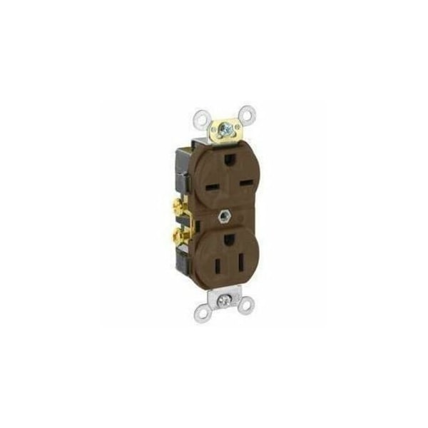 Leviton Commercial Grade Duplex Receptacle, 15 Amp, 125/250 Volt 5031 - main