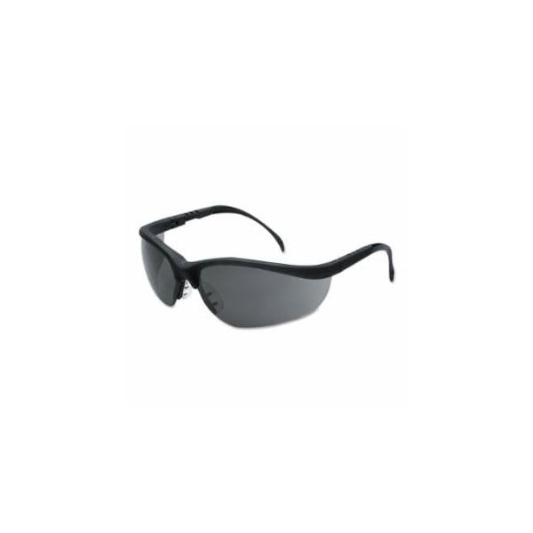 Mcr Safety Klondike KD1 Series Protective Eyewear, Gray Polycarbonate Lens, UV-AF Anti-Fog, Black Nylon Frame 135-KD112AF - main