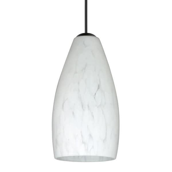 Besa Lighting Besa Karli Pendant, Carrera, Black Finish, 1x 50W MAX GY6.35 Base 1XT-719819-BK - main