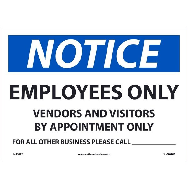 Nmc Notice Employees Only Call, N518PB N518PB - main
