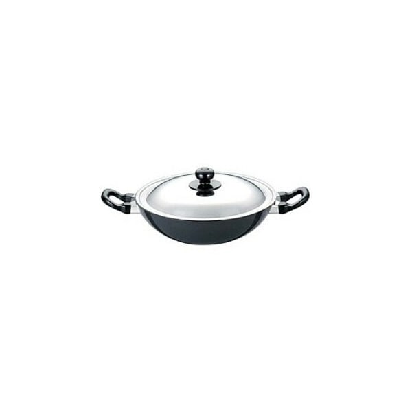 Hawkins Q55 Futura Non-Stick Deep-Fry Pan(Kadhai) with Steel Lid and Round Bottom - 2.5 Litres Q55 - main