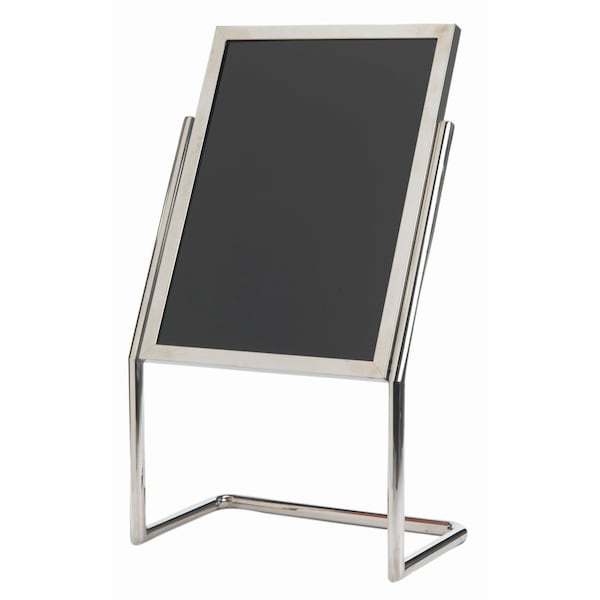 Aarco Dual Capability Neon Markerboard Poster Holder, Chrome, 48''Hx25''W Frame Size ID 30''Hx22''W P-17C - main