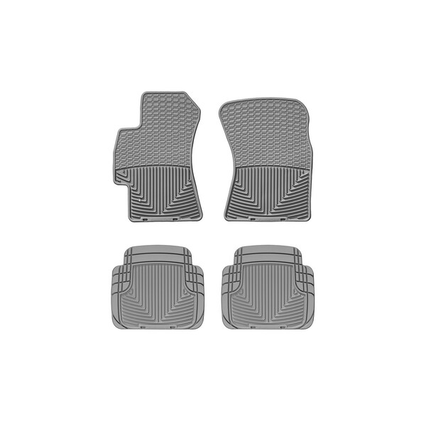 Weathertech Grey, Front and Rear All Weather Floor Mats W52GR-W50GR - main