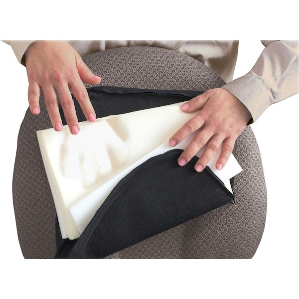 The Comfortmakers Backrest, Memory Foam, Black 92061 - main