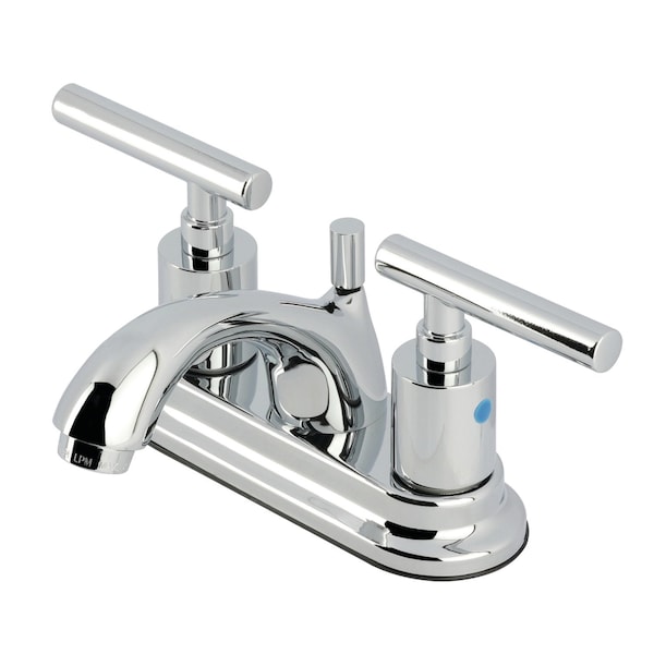 Kingston Brass Double-Handle 4" Centerset Bathroom Faucet with Pop-Up Drain, Polished Chrome FB2601CML - main