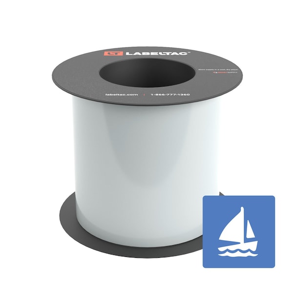 Labeltac Marine Supply 5in x 75ft LT9, Clear LT511MN-C - main