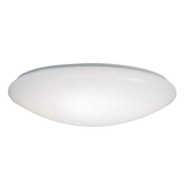 Metalux Round Flush Mount Ceiling Light, 120 V, 14 W, LED Lamp, 1100 Lumens Lumens, Steel Fixture FM11WRCCR - main