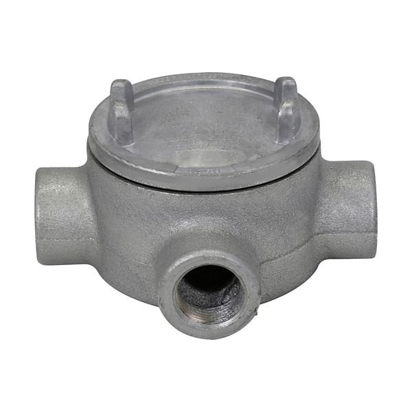 Crouse-Hinds Eaton Crouse-Hinds series Condulet GUA conduit outlet box with cover GUAX26 - main