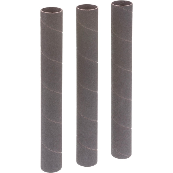 Woodstock 1" Dia. x 9" A/O Hard Sanding Sleeve, 80 Grit, 3PK D1456 - main