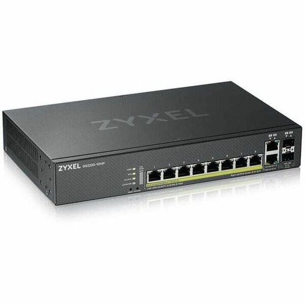 Zyxel 8 PORT MANAGED GIGABIT POE+ SWITCH + 1YR NEBULA PRO GS2220-10HP - main