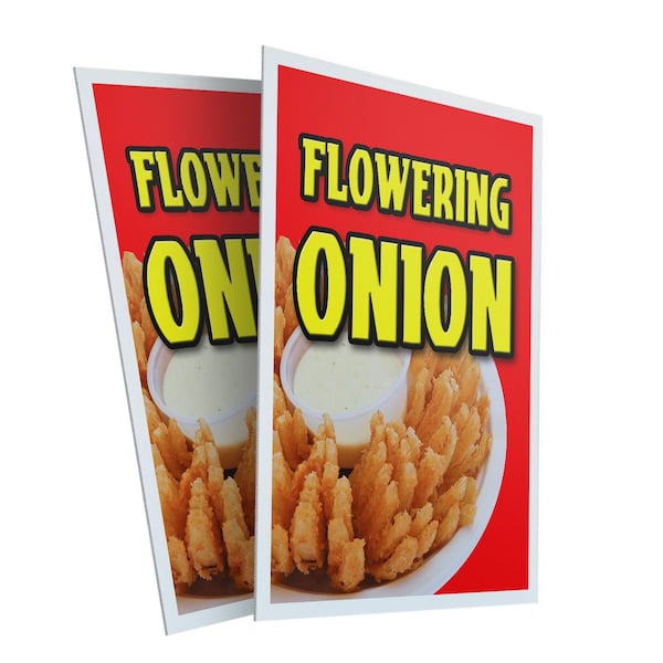 Signmission Flowering Onion, Plastic Signs Only 24 Inch x 36 Inch, Corrugated Plastic, 2PK CSB-2436-2PACK-Flowering Onion - main