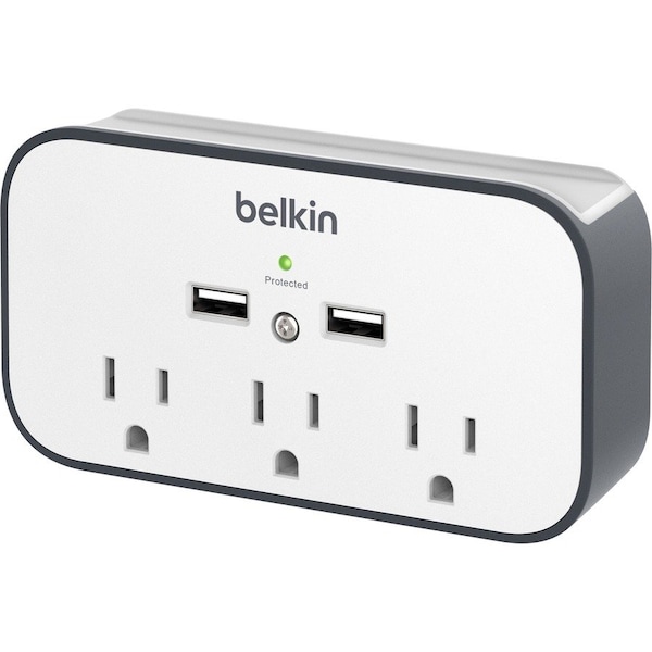 Belkin USB Wall Mount Surge Protector BSV300TTCW - main