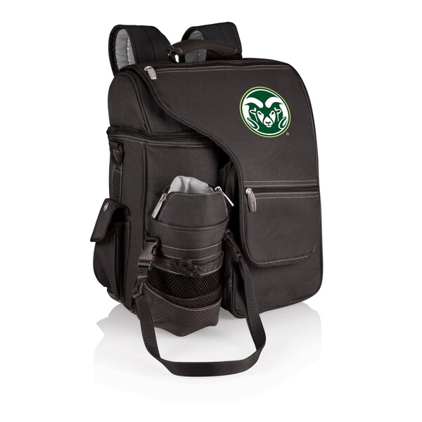 Picnic Time Family Of Brands NCAA Colorado State Rams Turismo Backpack Cooler with Water Bottle CarrierBlack 641-00-175-134-0 - main