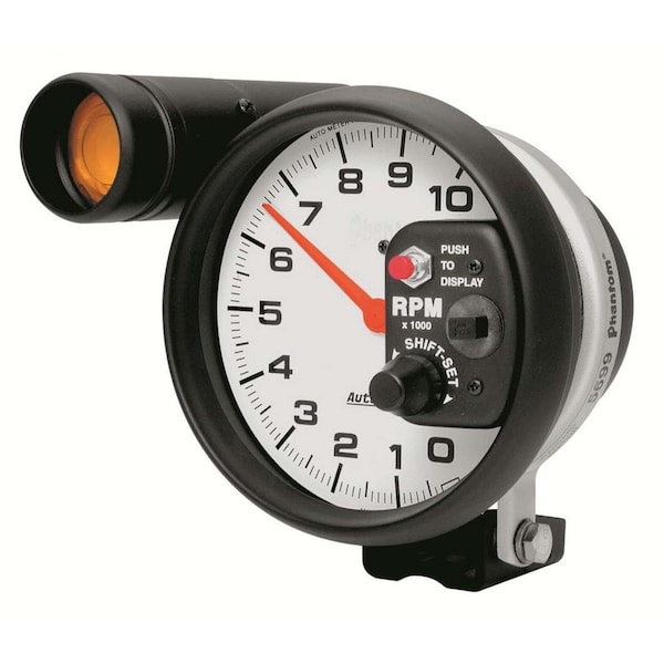 Auto Meter 5899 5 in. Phantom Shift-Lite Tachometer - 10000 RPM ATM5899 - main