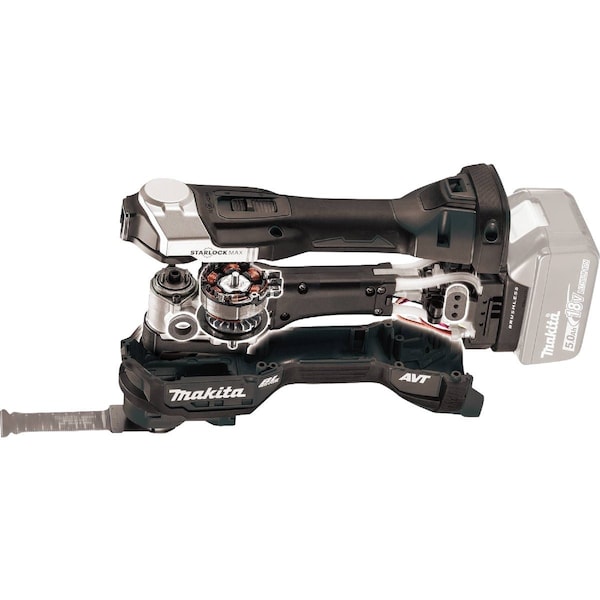Makita 18V LXT Lithium-Ion Brushless Sub-Compact Cordless Oscillating Tool, Tool Only XMT04ZB - main