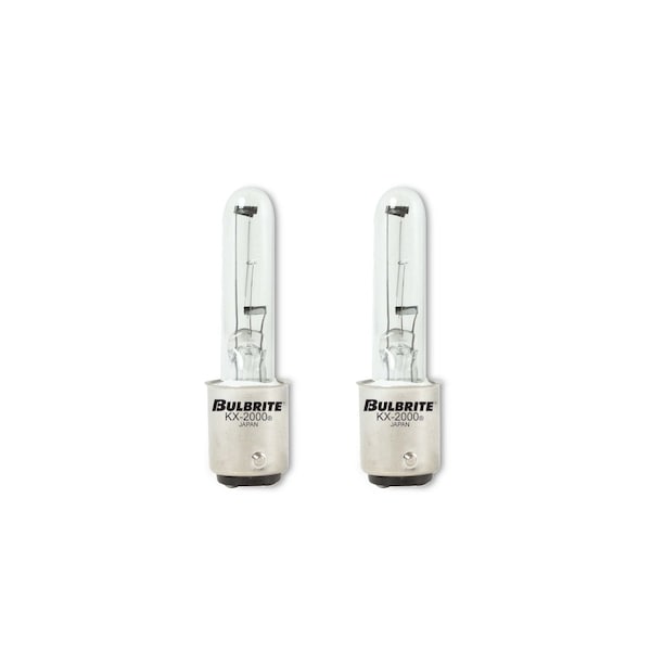 Bulbrite Double-Contact Bayonet Base BA15D Light Bulb, 40 Watt, Clear, 2PK 861346 - main