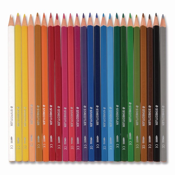 Staedtler Pencils, Watrcolr, Triag, PK24 1271C24A6 - main