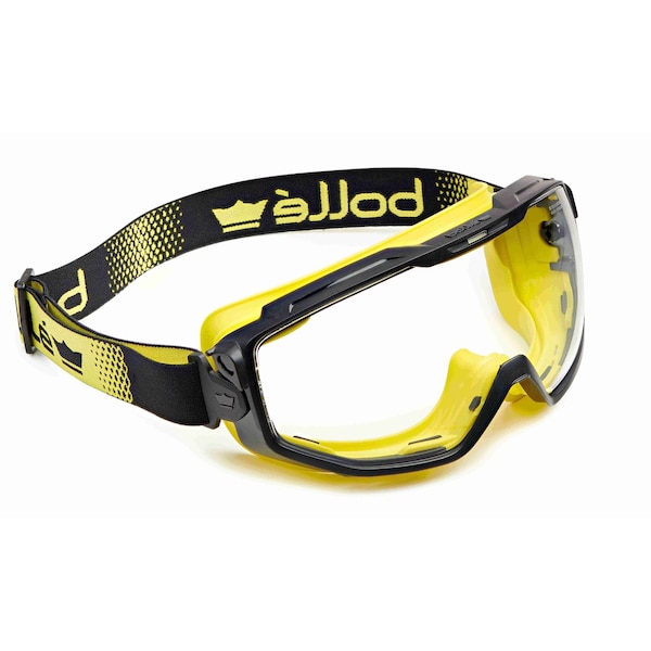 Bolle Safety Safety Goggles, Clear Lens, Anti-Fog, Anti-Scratch, Platinum, Indirect Vented, Universal Series UNIVGN10W - main