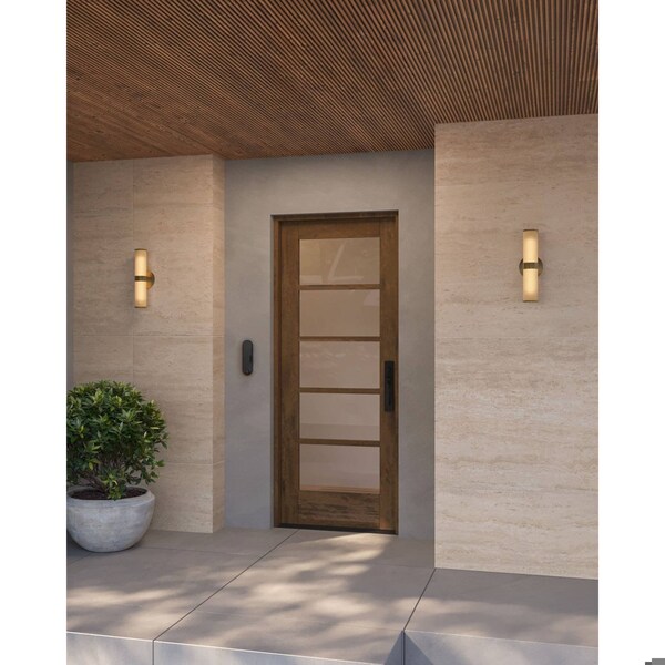 Doornmore G105, 33.75" x 82" ( 32" Door) Right Hand, Mahogany SDL 5 Lite Exterior Door G105-SW-3280_1_RI - main