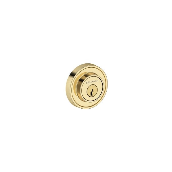 Baldwin Residential Deadbolts Single Cylinder Reversible Non-Lacquered Brass SCRRD031 - main