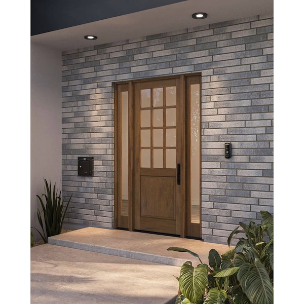 Doornmore G5012, 65.25" x 98" ( 36" Door + 2x12" Side) Left Hand, Mahogany SDL 12 Lite 1/2 Lite Exterior Door G5012-SW-3696-G101-SL_1-2_LI - main