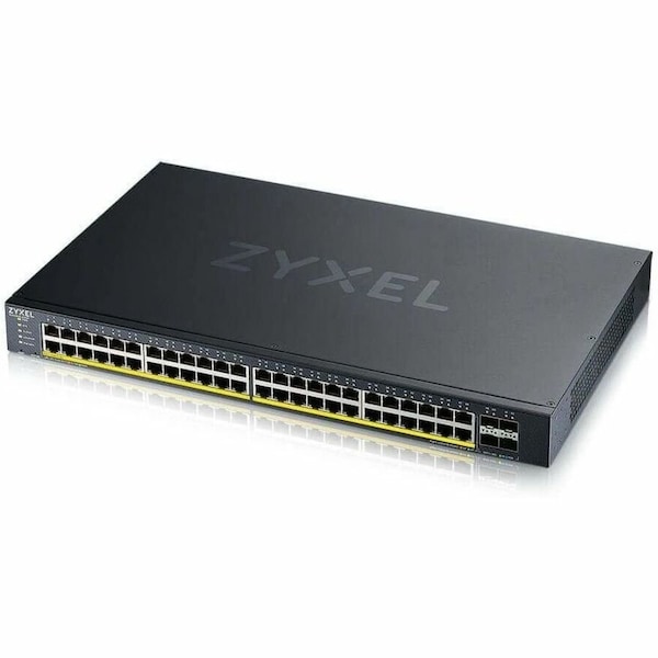 Zyxel 48-Port PoE+ NebulaFlex Switch XGS193552HP - main