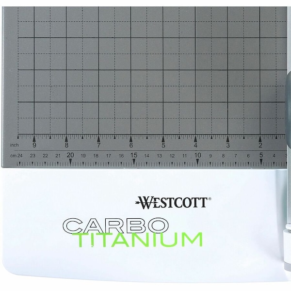 Westcott CarboTitanium Rotary Trimmer, White ACM16718 - main